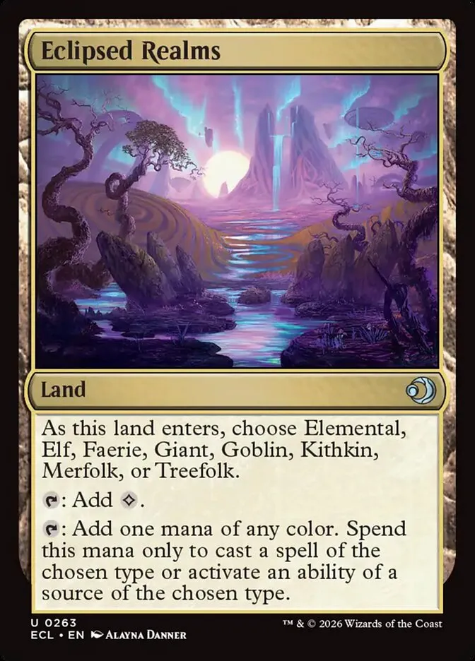 2026 Lorwyn Eclipsed Eclipsed Realms uncommon #263 uncommon card image