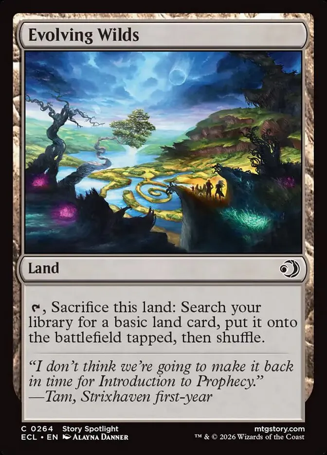 2026 Lorwyn Eclipsed Evolving Wilds common #264 common card image