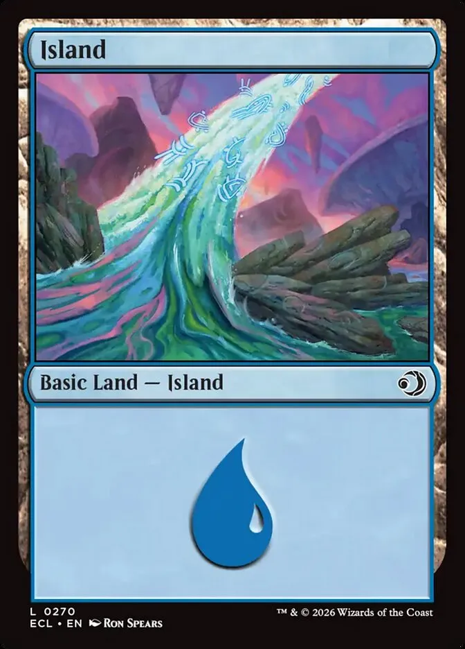 2026 Lorwyn Eclipsed Island common #270 common card image