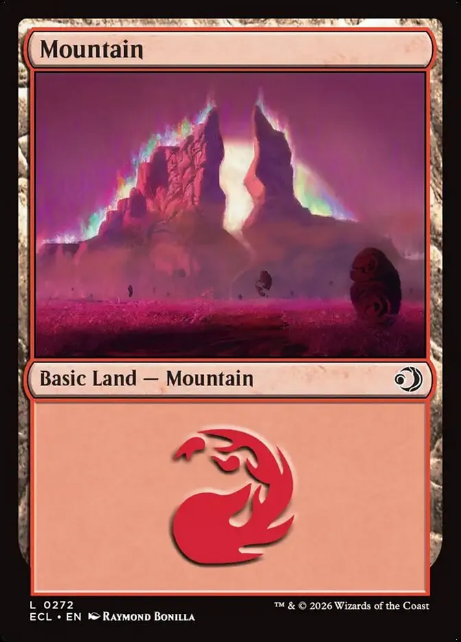 2026 Lorwyn Eclipsed Mountain common #272 common card image