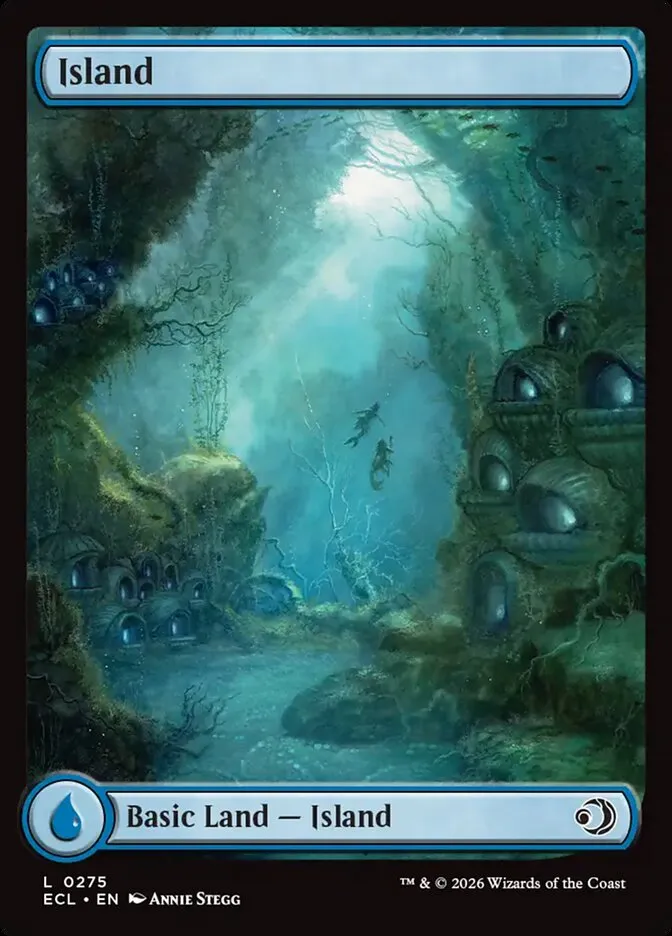 2026 Lorwyn Eclipsed Island common #275 common card image