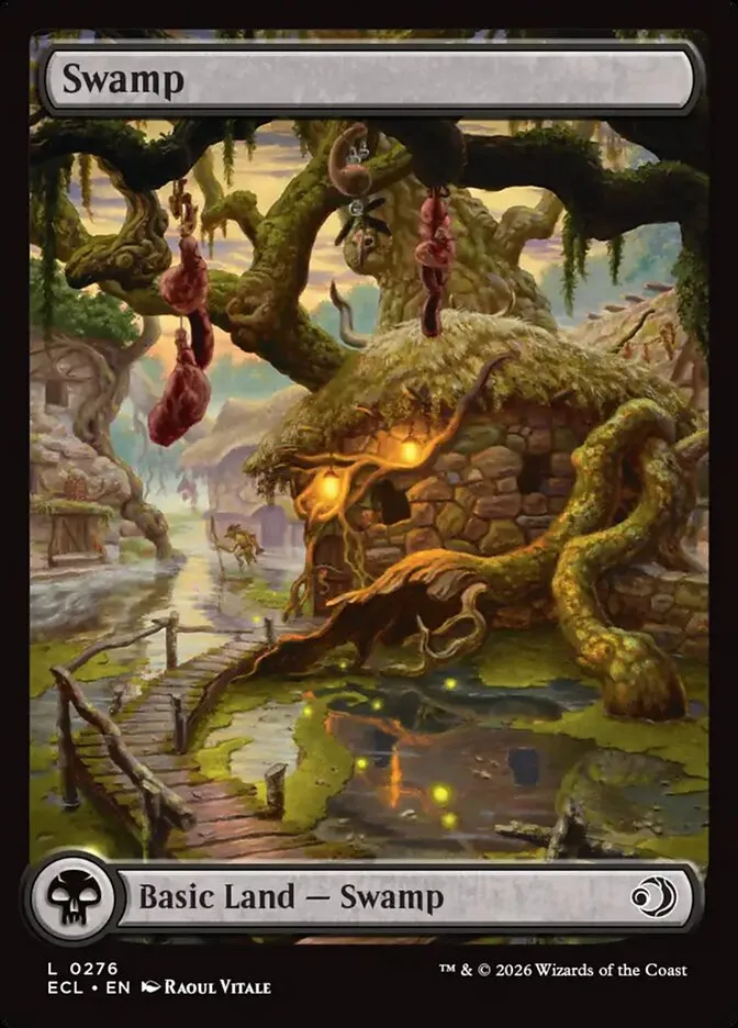 2026 Lorwyn Eclipsed Swamp common #276 common card image