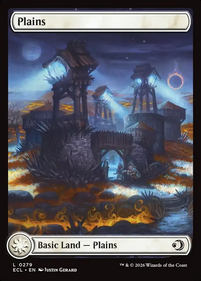 2026 Lorwyn Eclipsed Plains common #279 common card image