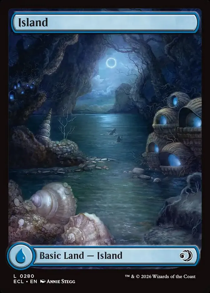 2026 Lorwyn Eclipsed Island common #280 common card image