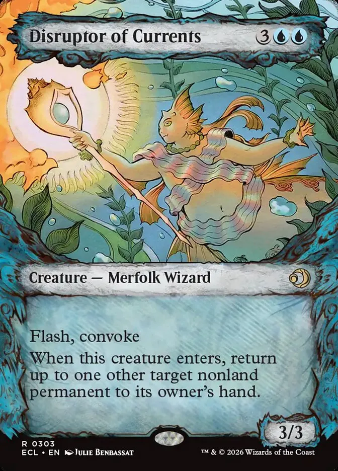 2026 Lorwyn Eclipsed Disruptor of Currents [Showcase] rare #303 rare card image