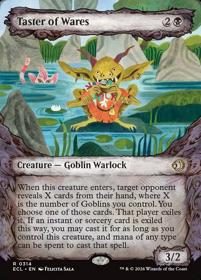 2026 Lorwyn Eclipsed Taster of Wares [Showcase] rare #314 rare card image