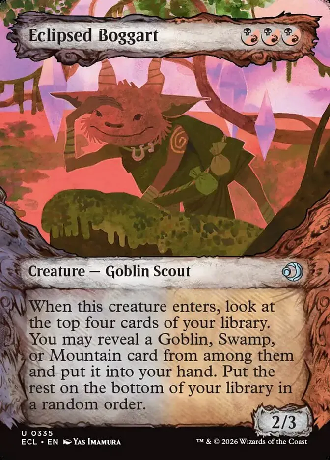 2026 Lorwyn Eclipsed Eclipsed Boggart uncommon #335 uncommon card image