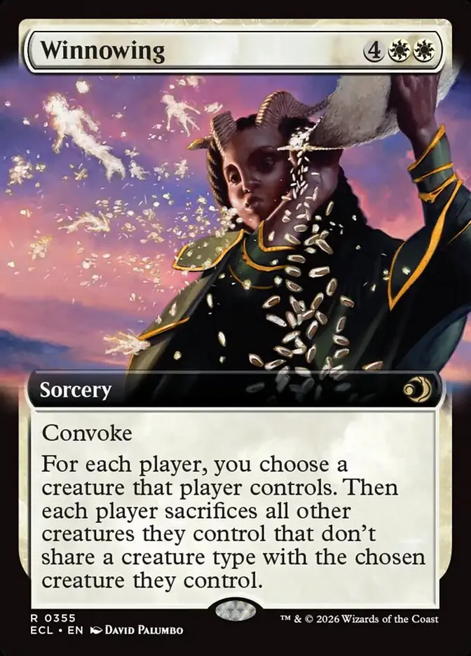 2026 Lorwyn Eclipsed Winnowing rare #355 rare card image