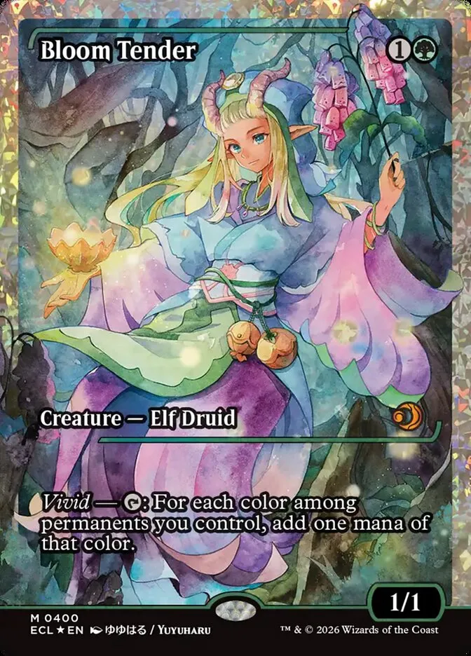 2026 Lorwyn Eclipsed Bloom Tender mythic #400 mythic card image