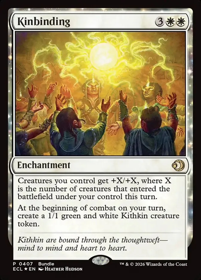 2026 Lorwyn Eclipsed Kinbinding rare #407 rare card image