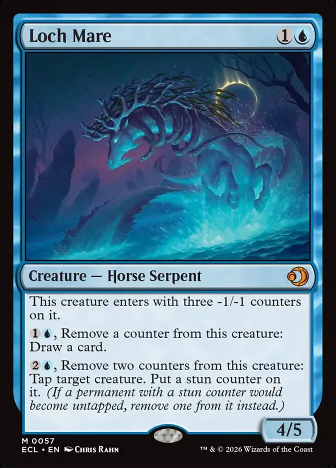 2026 Lorwyn Eclipsed Loch Mare mythic #57 mythic card image
