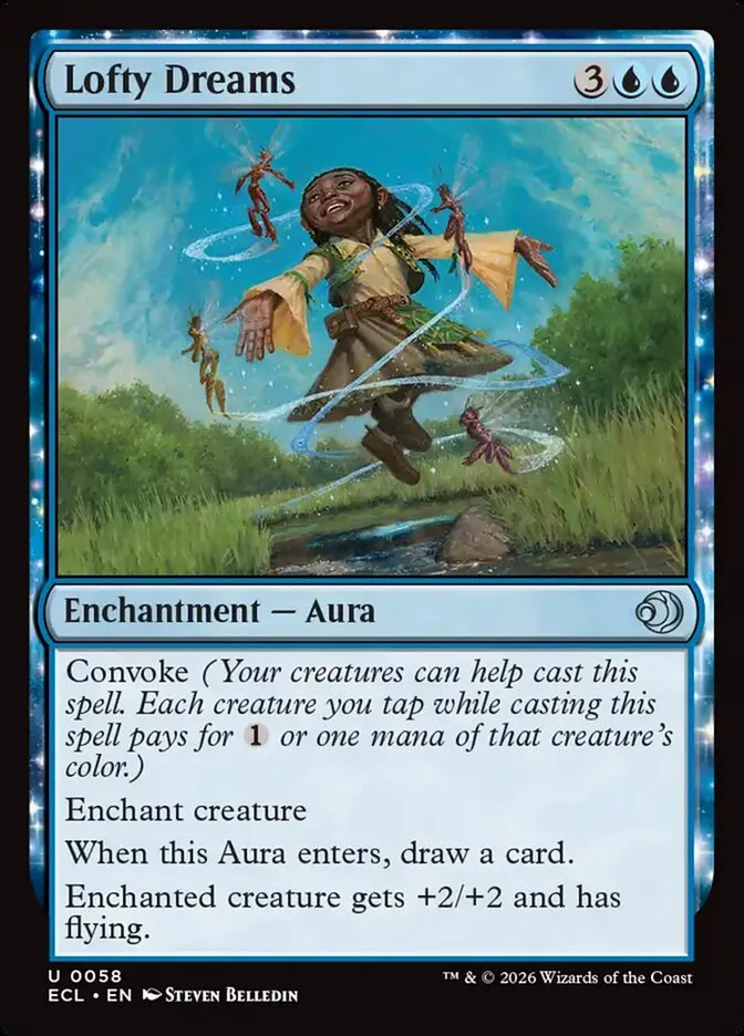 2026 Lorwyn Eclipsed Lofty Dreams [Foil] uncommon #58 uncommon card image