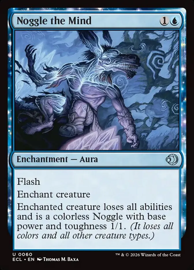 2026 Lorwyn Eclipsed Noggle the Mind uncommon #60 uncommon card image