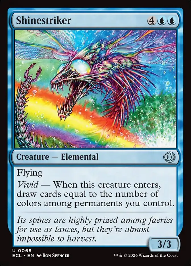 2026 Lorwyn Eclipsed Shinestriker [Foil] uncommon #68 uncommon card image