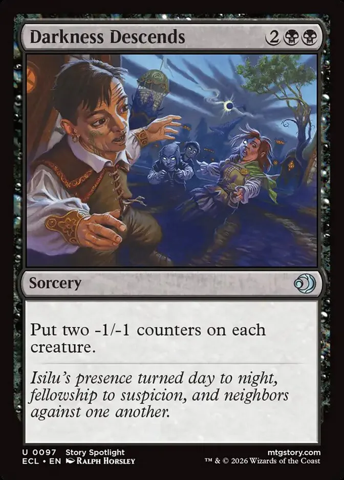 2026 Lorwyn Eclipsed Darkness Descends uncommon #97 uncommon card image