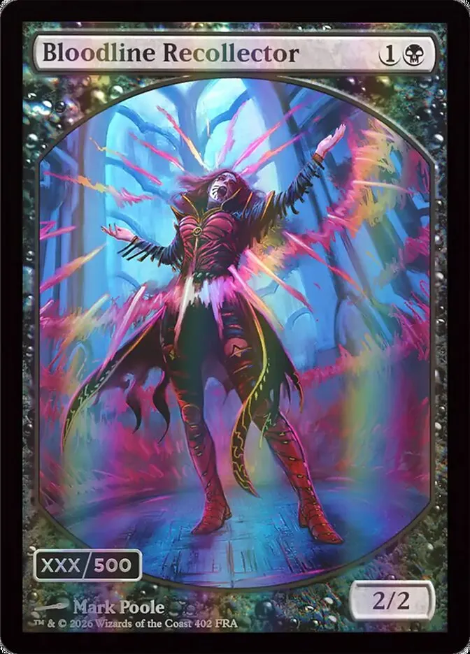 2026 Reality Fracture Bloodline Recollector // Ancestral Craving mythic #402 mythic card image
