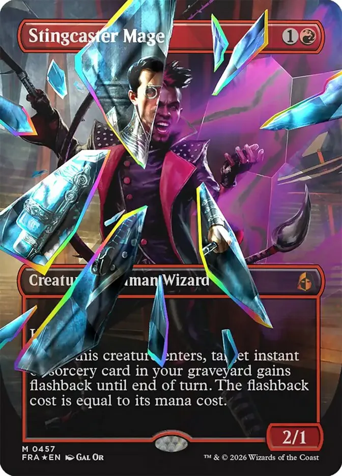 2026 Reality Fracture Stingcaster Mage mythic #457 mythic card image
