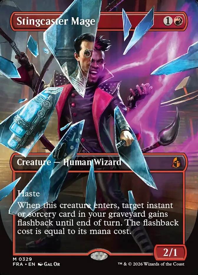 2026 Reality Fracture Stingcaster Mage mythic #329 mythic card image
