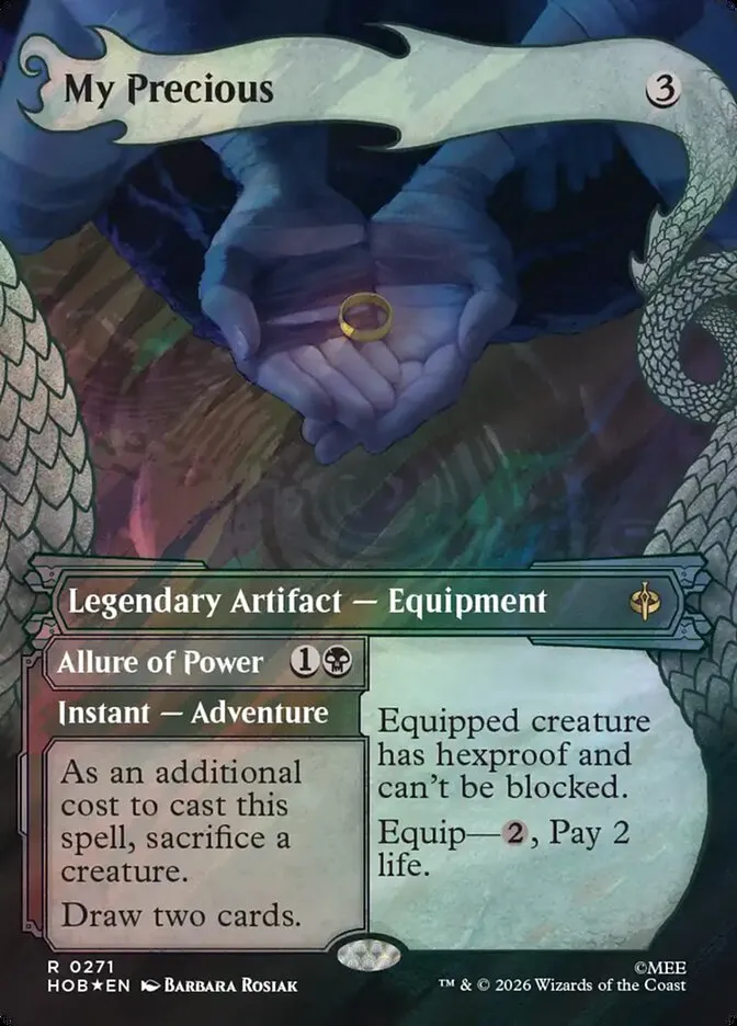 2026 The Hobbit My Precious // Allure of Power rare #271 rare card image