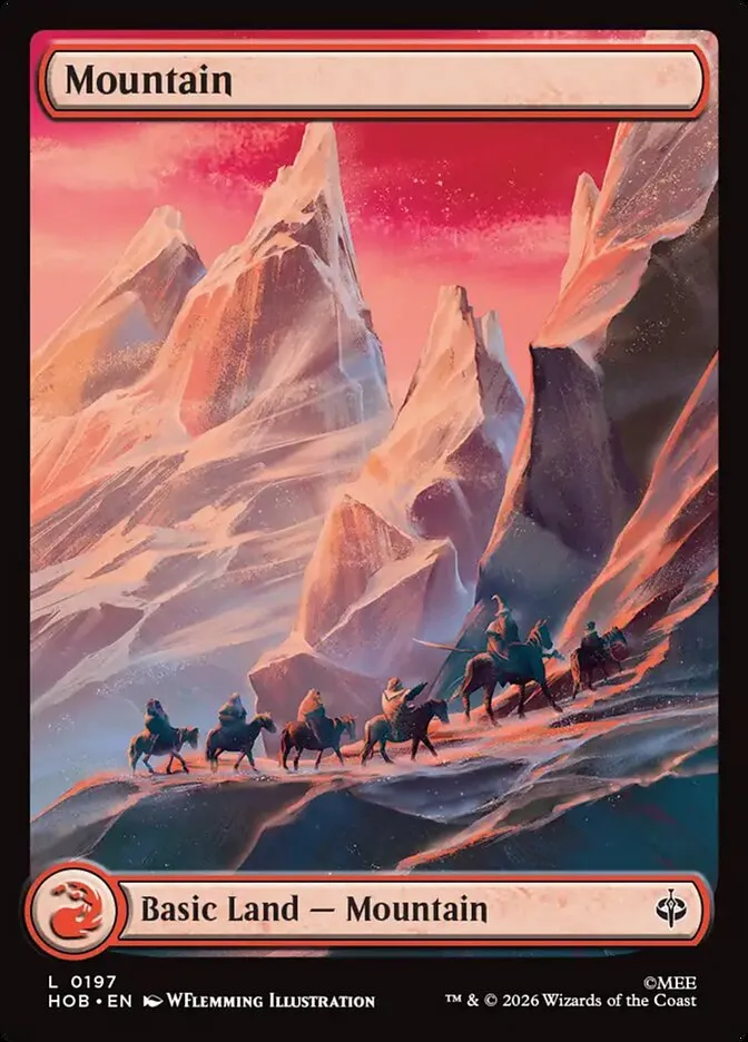 2026 The Hobbit Mountain common #197 common card image