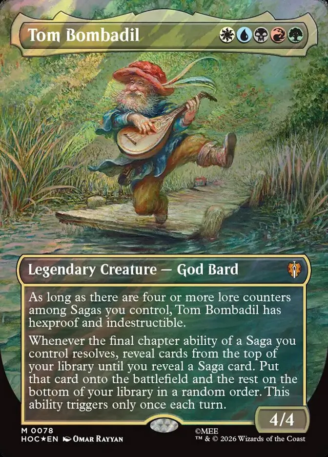 2026 The Hobbit Commander Tom Bombadil #78 mythic card image
