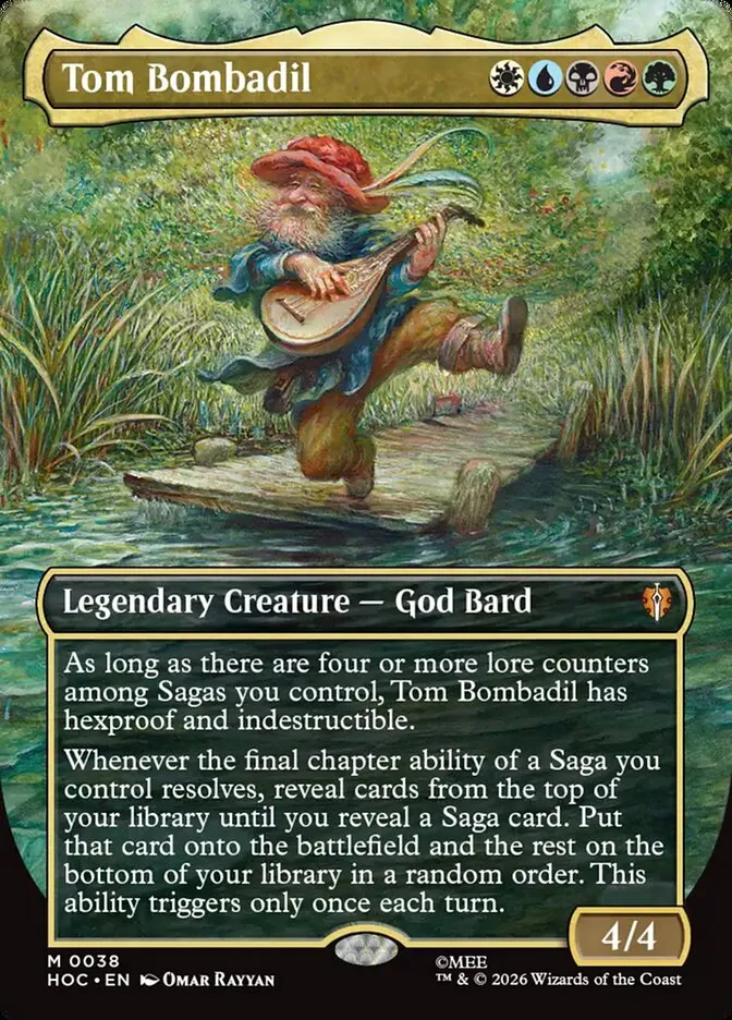 2026 The Hobbit Commander Tom Bombadil #38 mythic card image