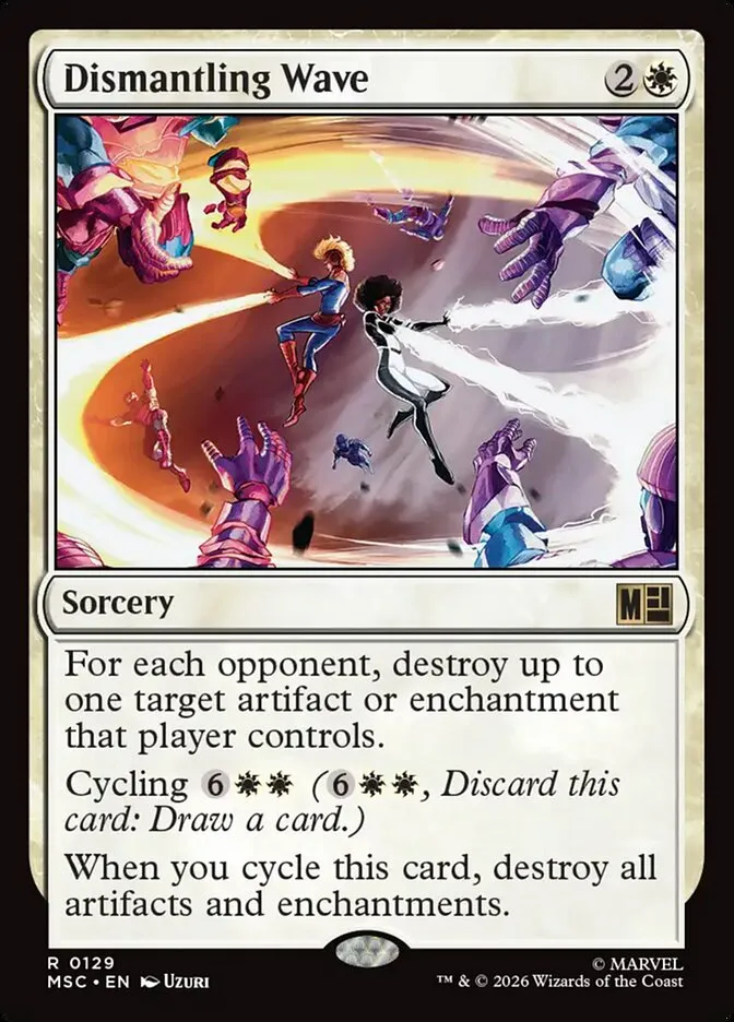 2026 Marvel Super Heroes Commander Dismantling Wave rare #129 rare card image