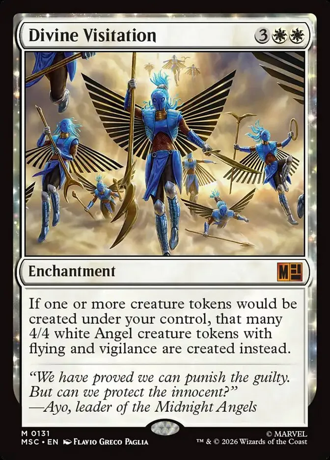 2026 Marvel Super Heroes Commander Divine Visitation mythic #131 mythic card image