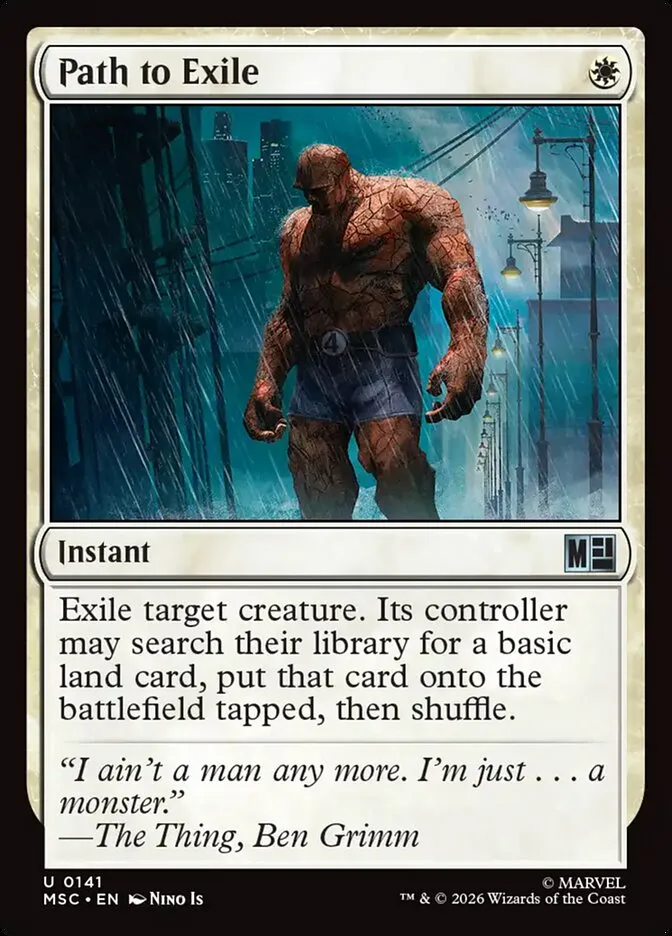 2026 Marvel Super Heroes Commander Path to Exile uncommon #141 uncommon card image