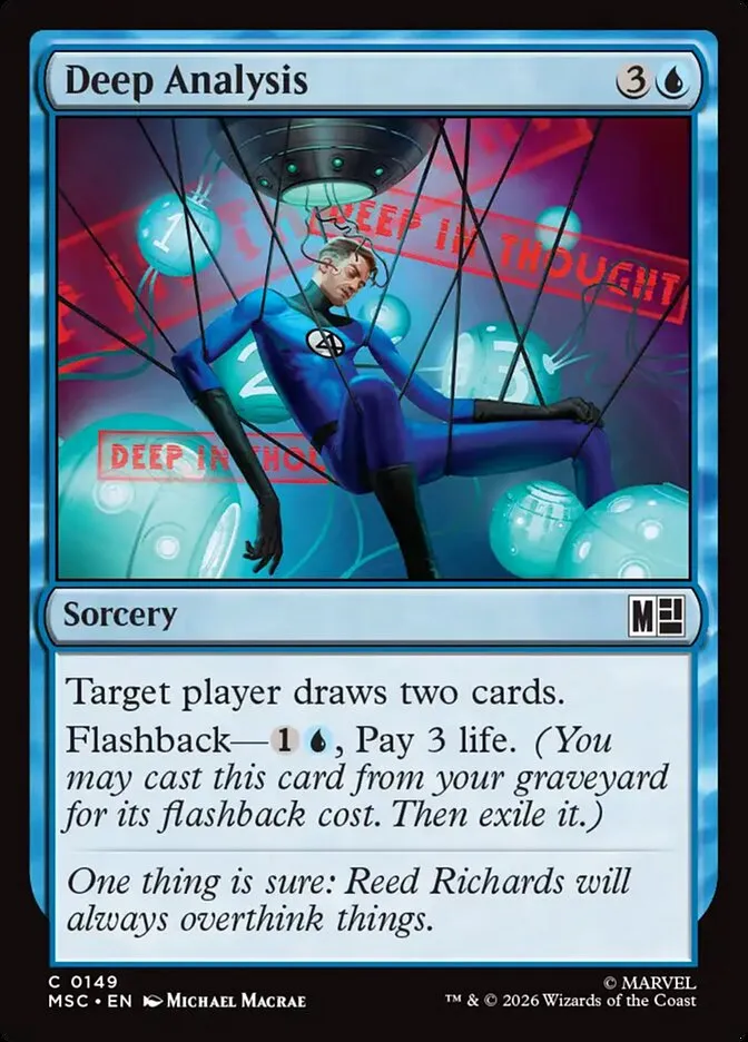 2026 Marvel Super Heroes Commander Deep Analysis common #149 common card image