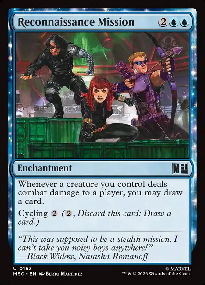2026 Marvel Super Heroes Commander Reconnaissance Mission uncommon #153 uncommon card image