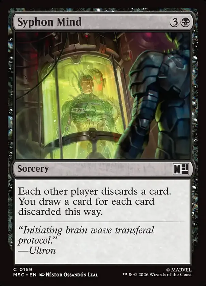 2026 Marvel Super Heroes Commander Syphon Mind common #159 common card image