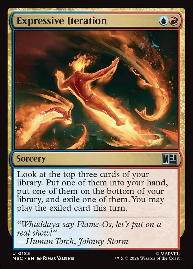 2026 Marvel Super Heroes Commander Expressive Iteration #183 uncommon card image