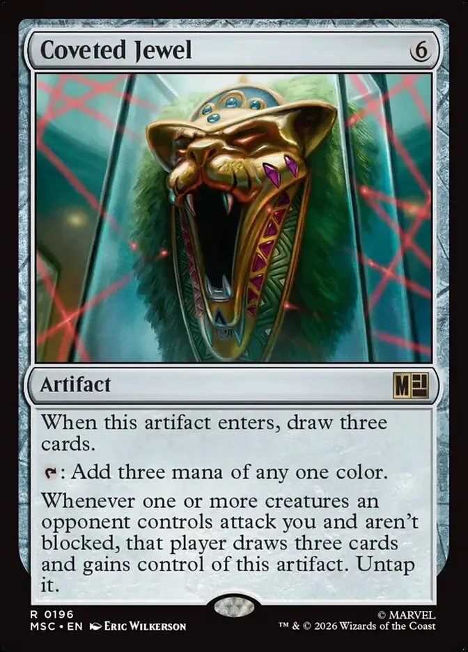 2026 Marvel Super Heroes Commander Coveted Jewel #196 rare card image