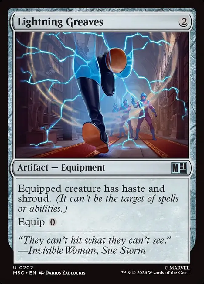 2026 Marvel Super Heroes Commander Lightning Greaves uncommon #202 uncommon card image
