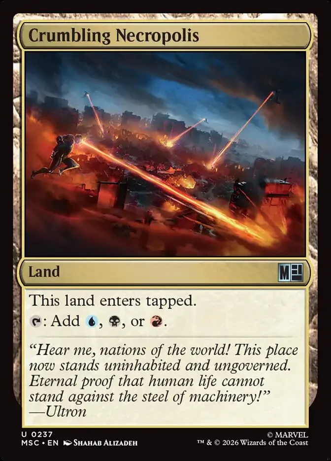 2026 Marvel Super Heroes Commander Crumbling Necropolis uncommon #237 uncommon card image