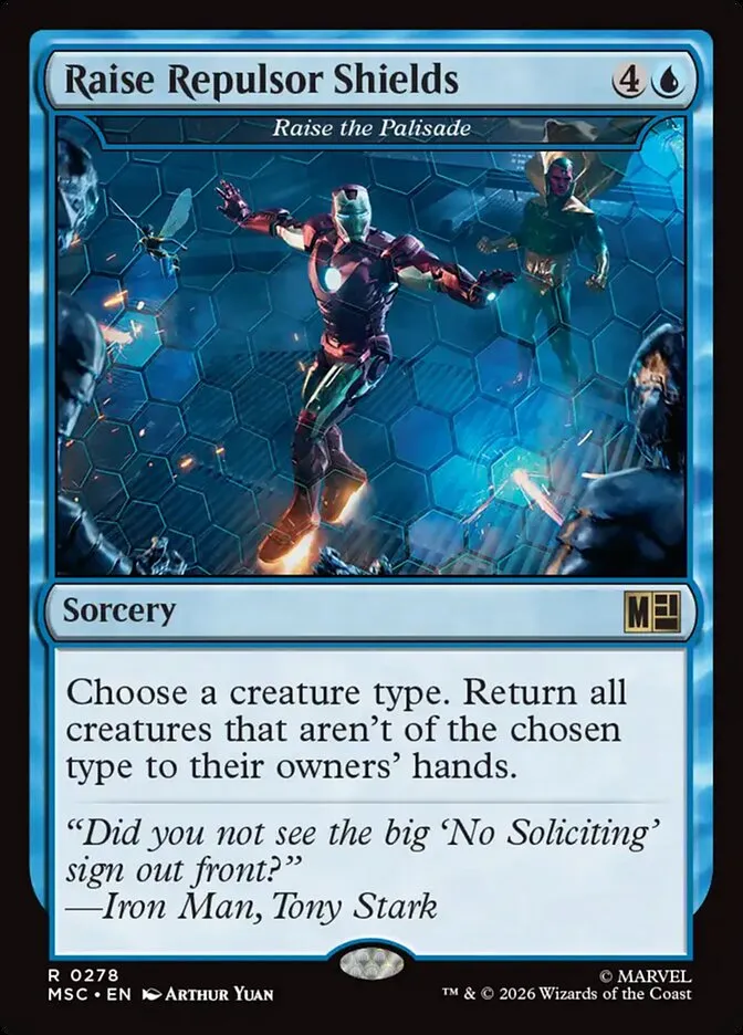 2026 Marvel Super Heroes Commander Raise the Palisade #278 rare card image