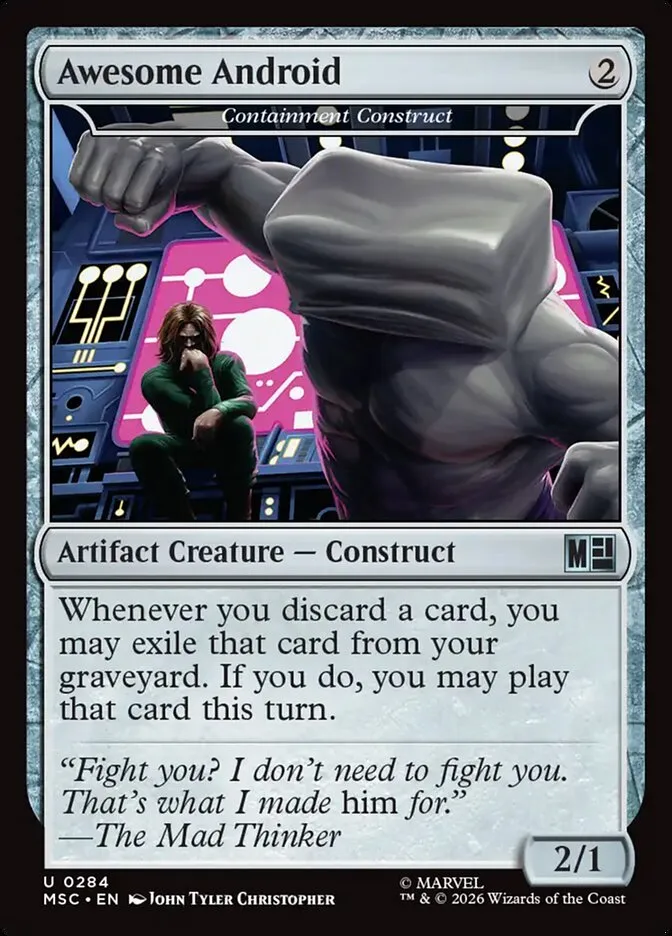 2026 Marvel Super Heroes Commander Containment Construct uncommon #284 uncommon card image