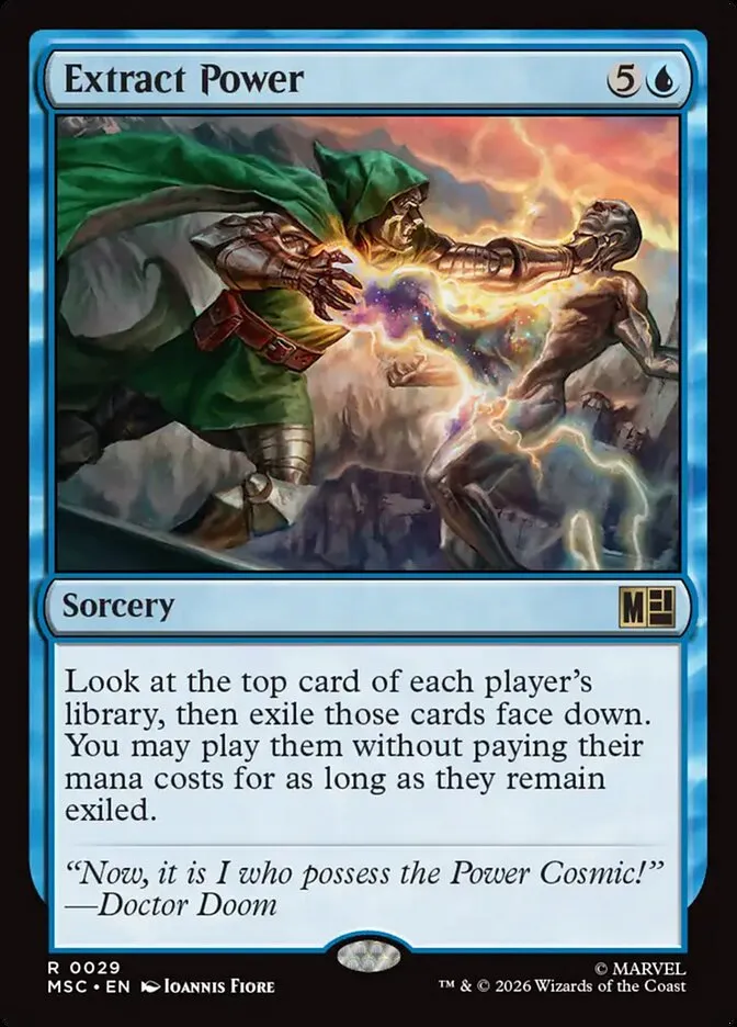 2026 Marvel Super Heroes Commander Extract Power rare #29 rare card image