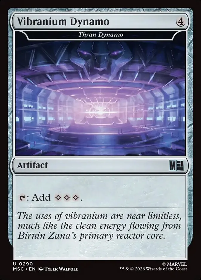 2026 Marvel Super Heroes Commander Thran Dynamo uncommon #290 uncommon card image