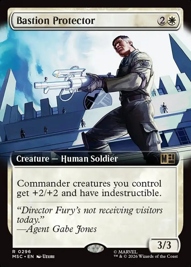 2026 Marvel Super Heroes Commander Bastion Protector #296 rare card image