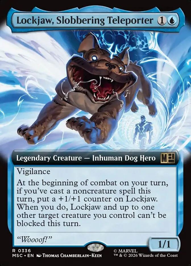 2026 Marvel Super Heroes Commander Lockjaw, Slobbering Teleporter #336 rare card image