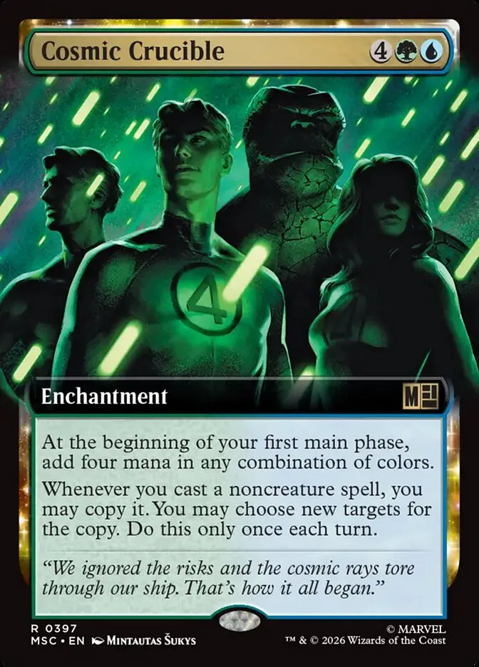 2026 Marvel Super Heroes Commander Cosmic Crucible #397 rare card image