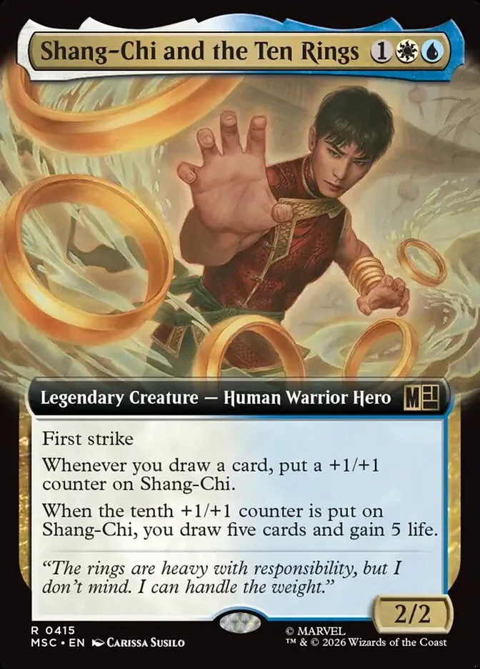 2026 Marvel Super Heroes Commander Shang-Chi and the Ten Rings #415 rare card image