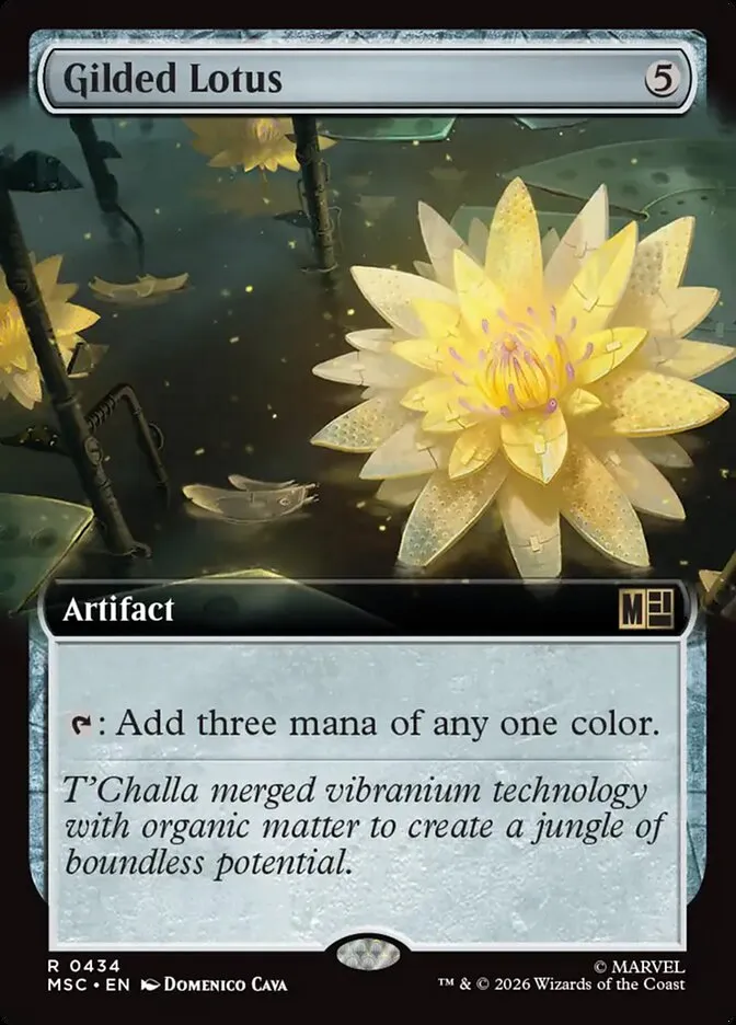 2026 Marvel Super Heroes Commander Gilded Lotus #434 rare card image
