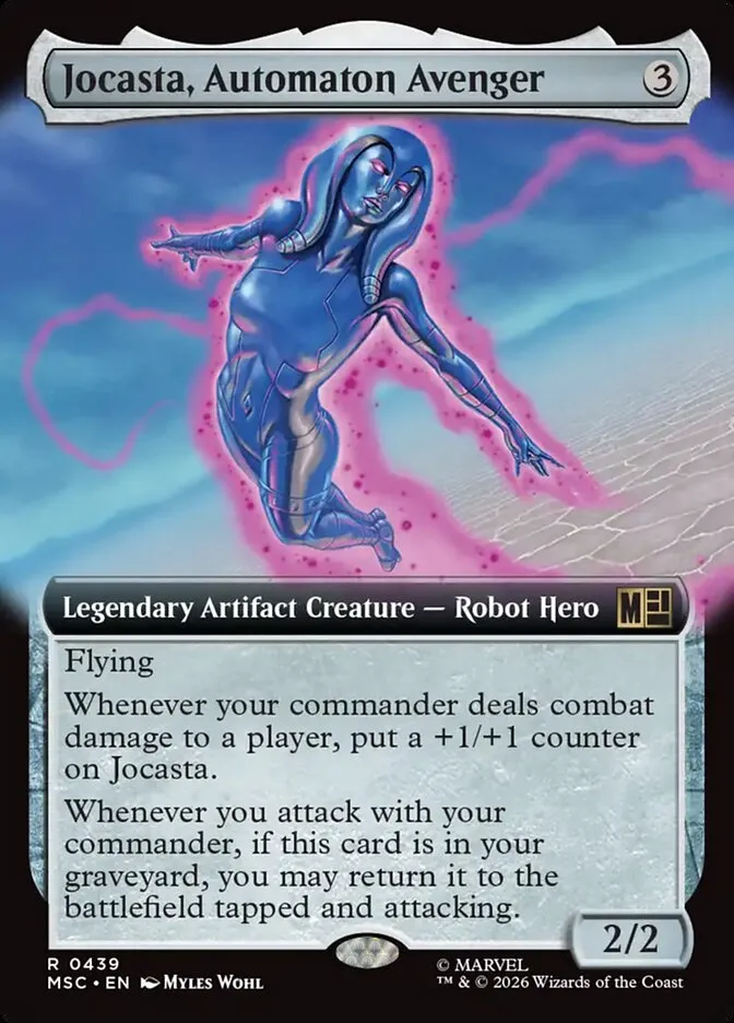 2026 Marvel Super Heroes Commander Jocasta, Automaton Avenger #439 rare card image