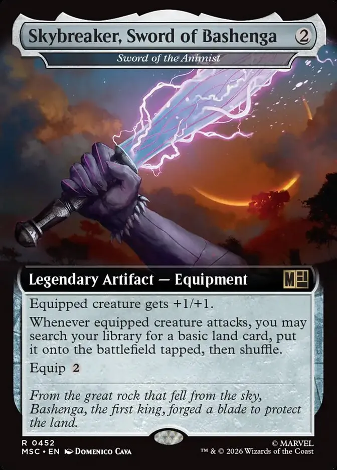 2026 Marvel Super Heroes Commander Sword of the Animist #452 rare card image