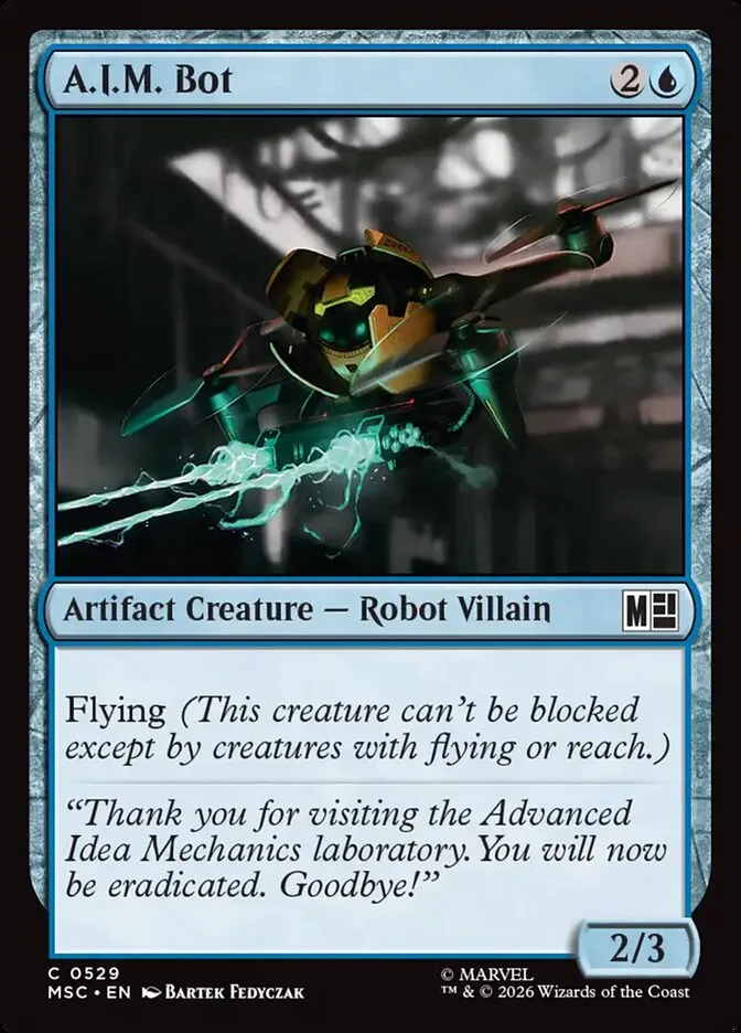 2026 Marvel Super Heroes Commander A.I.M. Bot common #529 common card image
