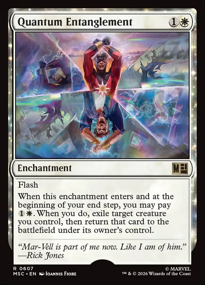 2026 Marvel Super Heroes Commander Quantum Entanglement #607 rare card image