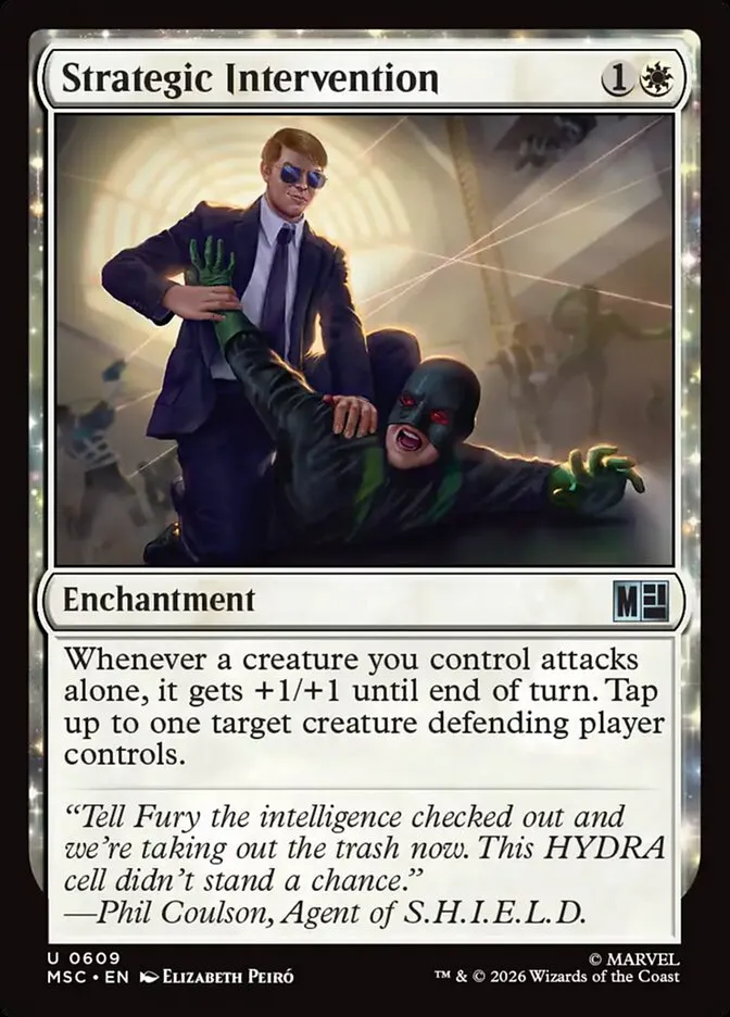 2026 Marvel Super Heroes Commander Strategic Intervention #609 uncommon card image